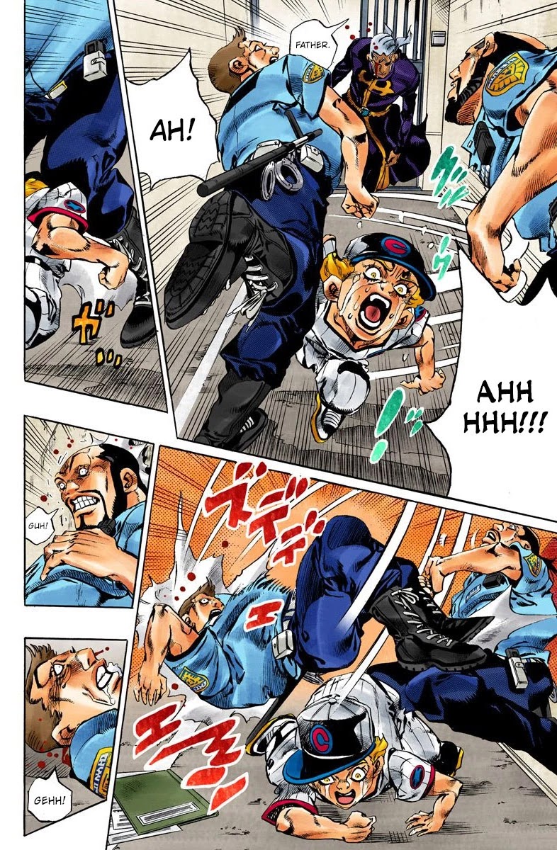 JoJo's Bizarre Adventure Part 6 - Stone Ocean (Official Colored) chapter 157 page 6