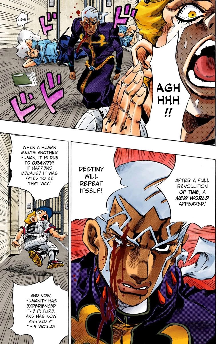 JoJo's Bizarre Adventure Part 6 - Stone Ocean (Official Colored) chapter 157 page 7