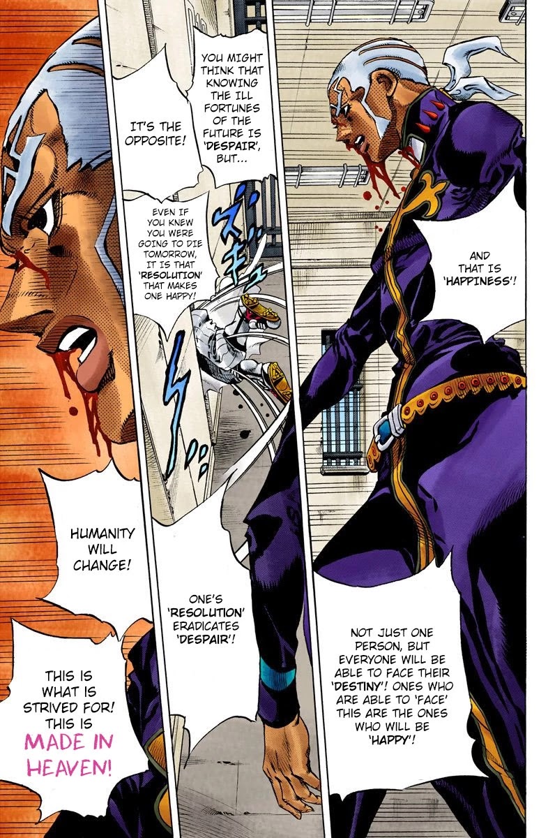 JoJo's Bizarre Adventure Part 6 - Stone Ocean (Official Colored) chapter 157 page 9