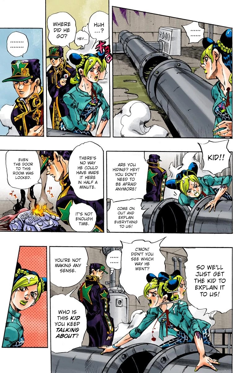 JoJo's Bizarre Adventure Part 6 - Stone Ocean (Official Colored) chapter 16 page 11