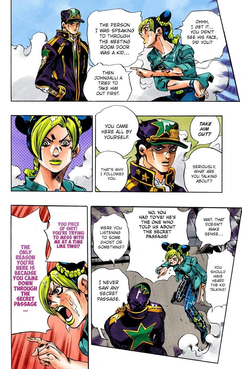 JoJo's Bizarre Adventure Part 6 - Stone Ocean (Official Colored) chapter 16 page 12