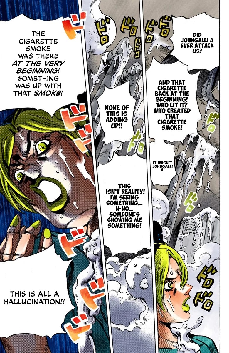 JoJo's Bizarre Adventure Part 6 - Stone Ocean (Official Colored) chapter 16 page 17