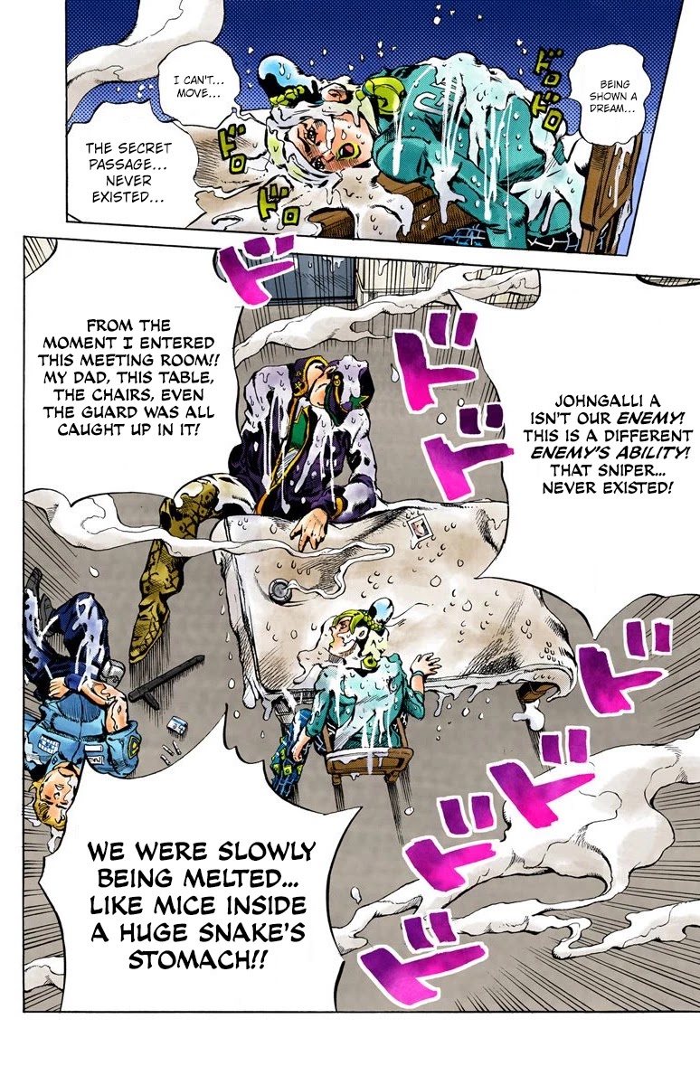 JoJo's Bizarre Adventure Part 6 - Stone Ocean (Official Colored) chapter 16 page 19