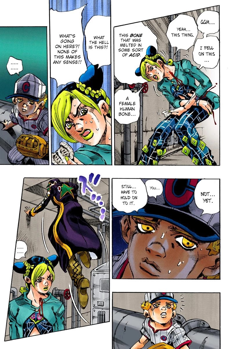 JoJo's Bizarre Adventure Part 6 - Stone Ocean (Official Colored) chapter 16 page 3