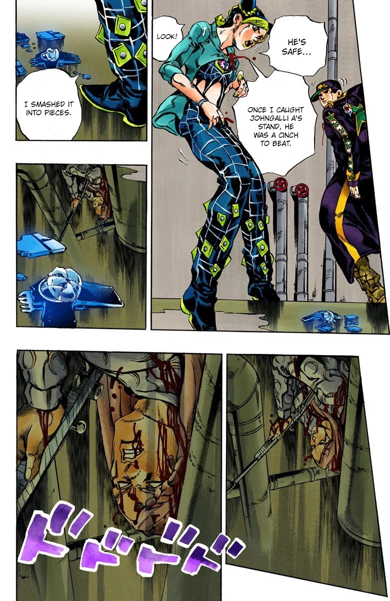 JoJo's Bizarre Adventure Part 6 - Stone Ocean (Official Colored) chapter 16 page 4