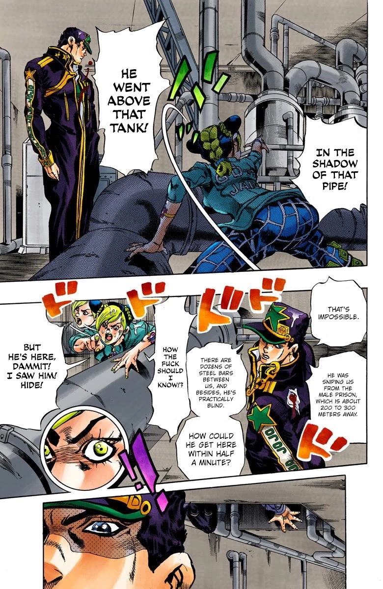 JoJo's Bizarre Adventure Part 6 - Stone Ocean (Official Colored) chapter 16 page 7