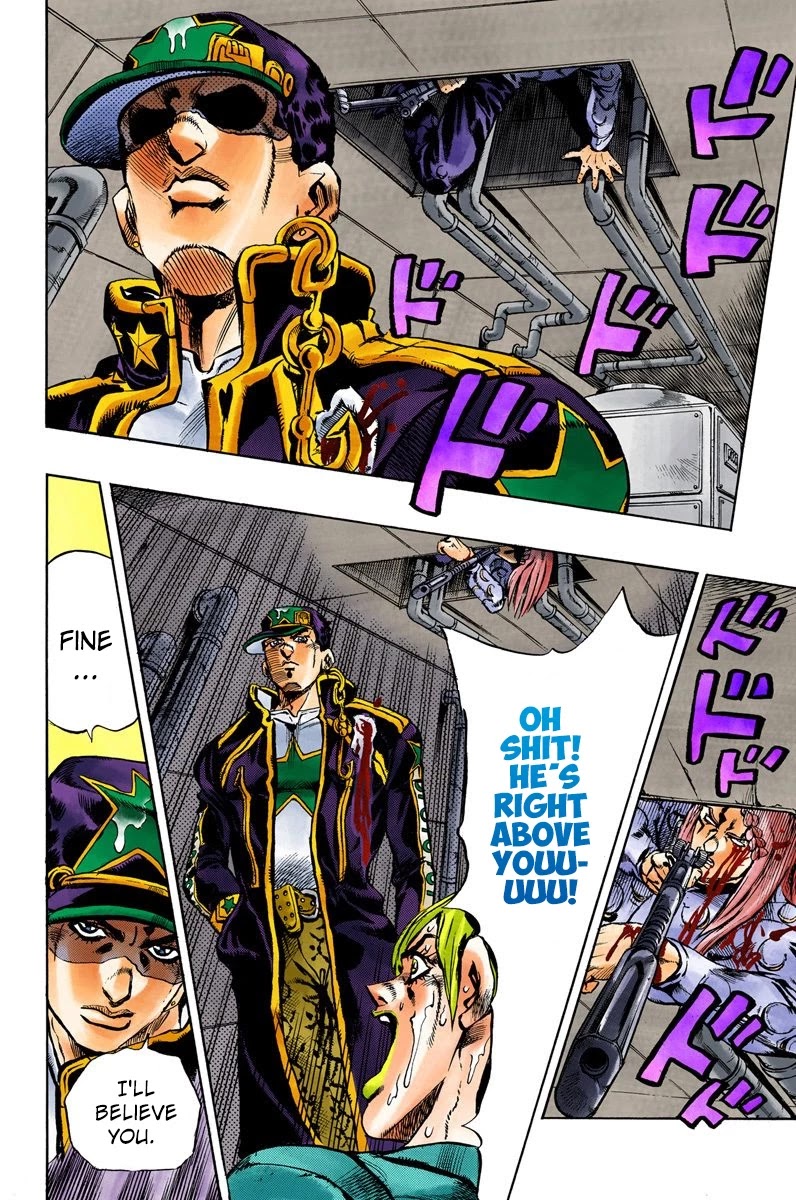 JoJo's Bizarre Adventure Part 6 - Stone Ocean (Official Colored) chapter 16 page 8