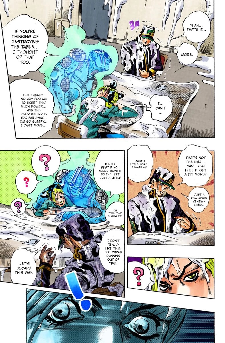 JoJo's Bizarre Adventure Part 6 - Stone Ocean (Official Colored) chapter 17 page 13