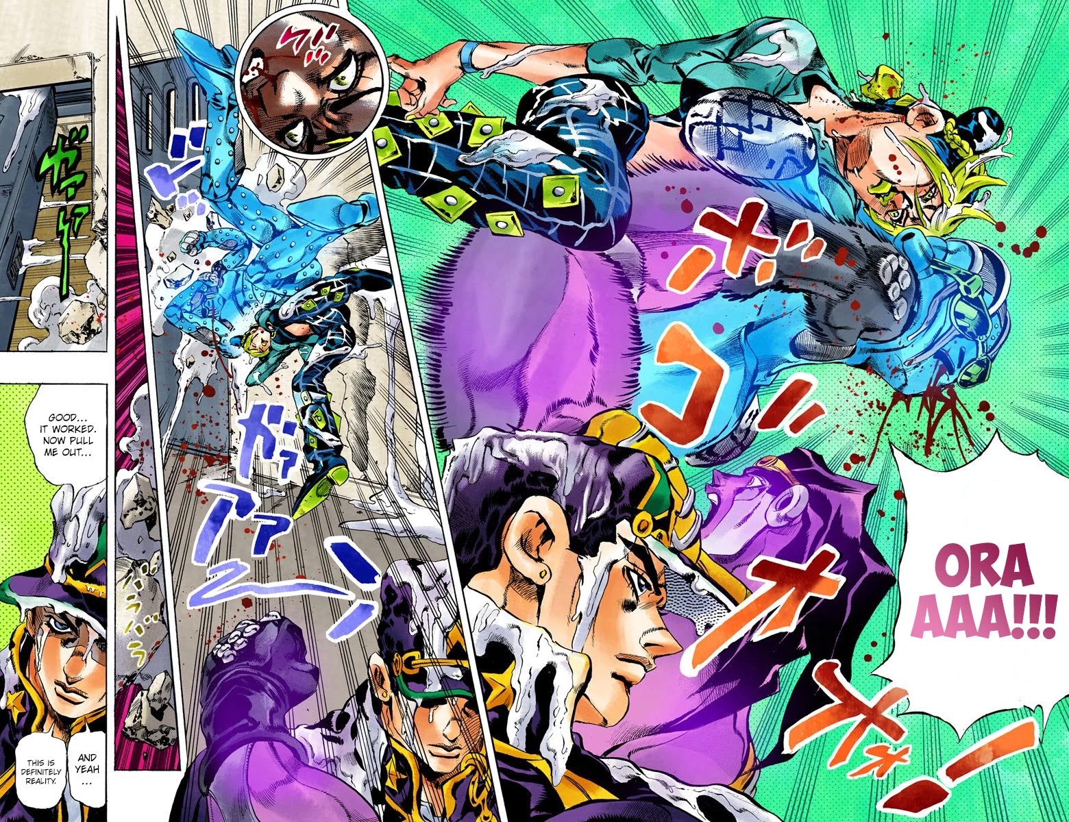 JoJo's Bizarre Adventure Part 6 - Stone Ocean (Official Colored) chapter 17 page 14