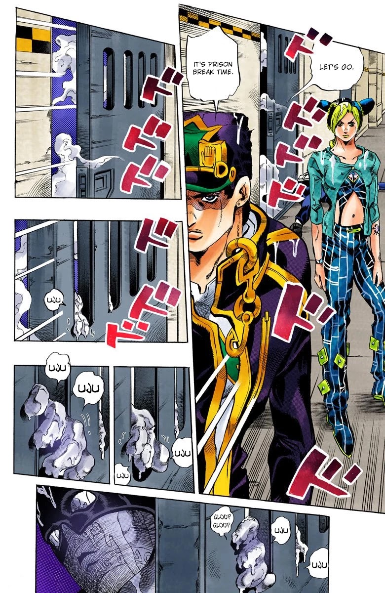 JoJo's Bizarre Adventure Part 6 - Stone Ocean (Official Colored) chapter 17 page 19