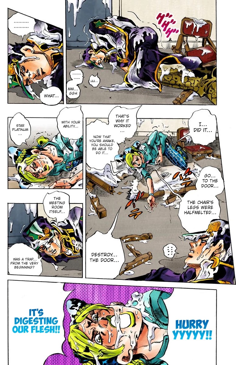 JoJo's Bizarre Adventure Part 6 - Stone Ocean (Official Colored) chapter 17 page 8