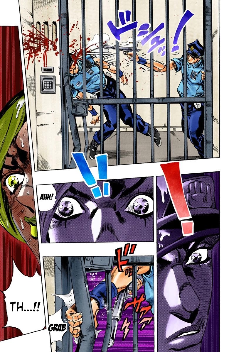 JoJo's Bizarre Adventure Part 6 - Stone Ocean (Official Colored) chapter 18 page 10