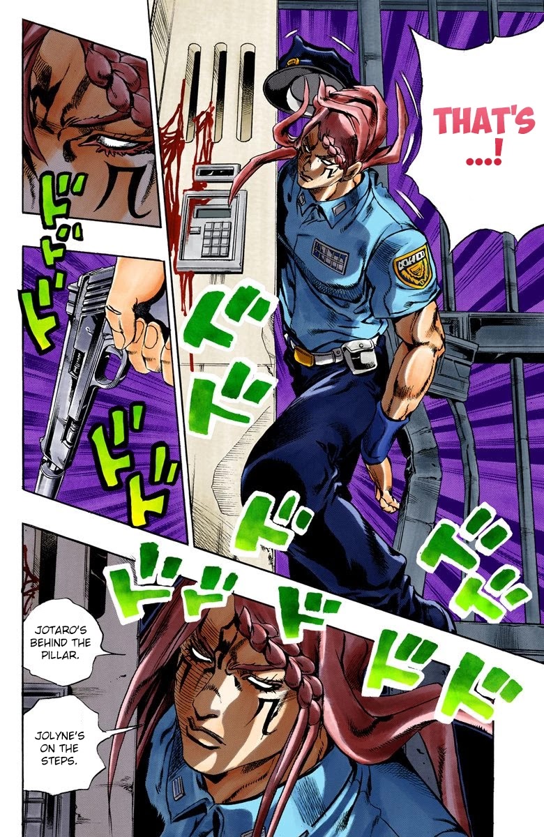 JoJo's Bizarre Adventure Part 6 - Stone Ocean (Official Colored) chapter 18 page 11