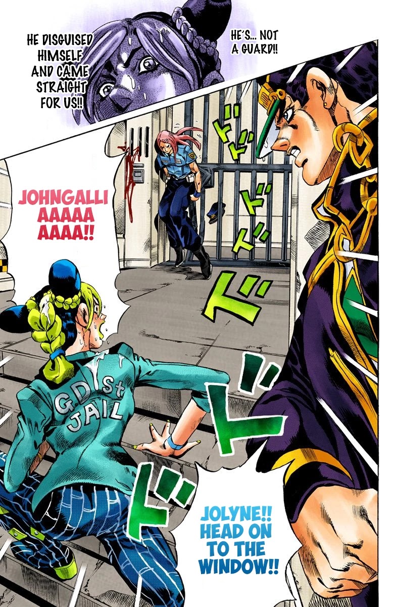 JoJo's Bizarre Adventure Part 6 - Stone Ocean (Official Colored) chapter 18 page 12