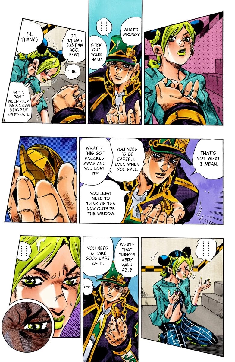 JoJo's Bizarre Adventure Part 6 - Stone Ocean (Official Colored) chapter 18 page 6