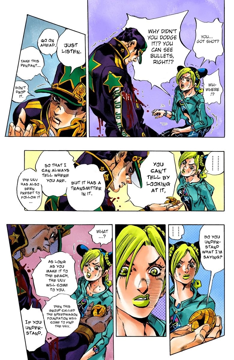 JoJo's Bizarre Adventure Part 6 - Stone Ocean (Official Colored) chapter 19 page 10