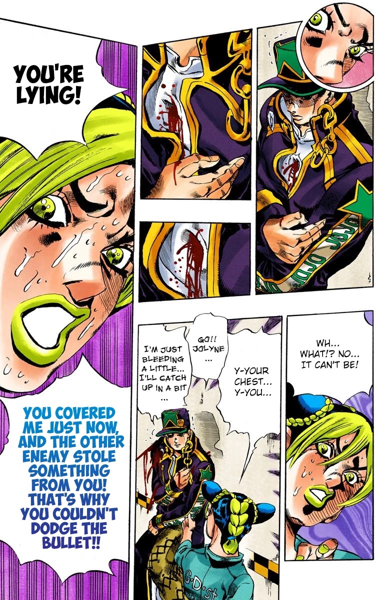 JoJo's Bizarre Adventure Part 6 - Stone Ocean (Official Colored) chapter 19 page 12