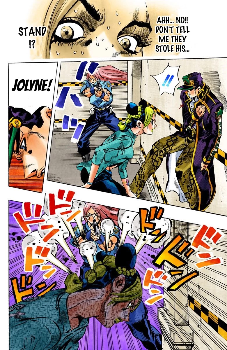 JoJo's Bizarre Adventure Part 6 - Stone Ocean (Official Colored) chapter 19 page 13