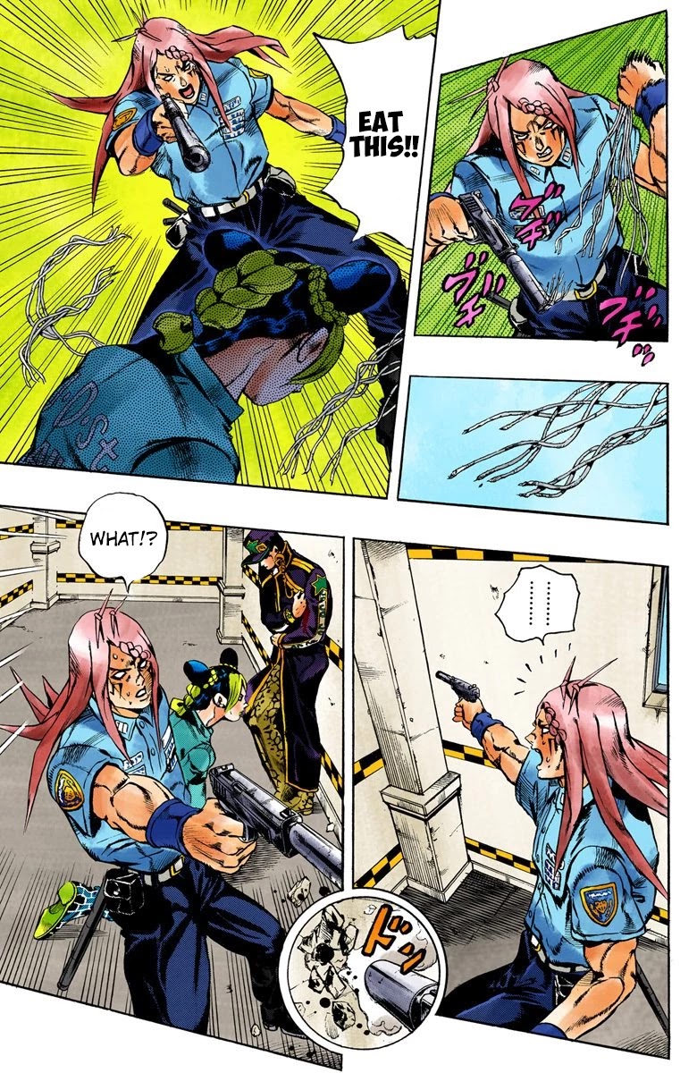 JoJo's Bizarre Adventure Part 6 - Stone Ocean (Official Colored) chapter 19 page 16