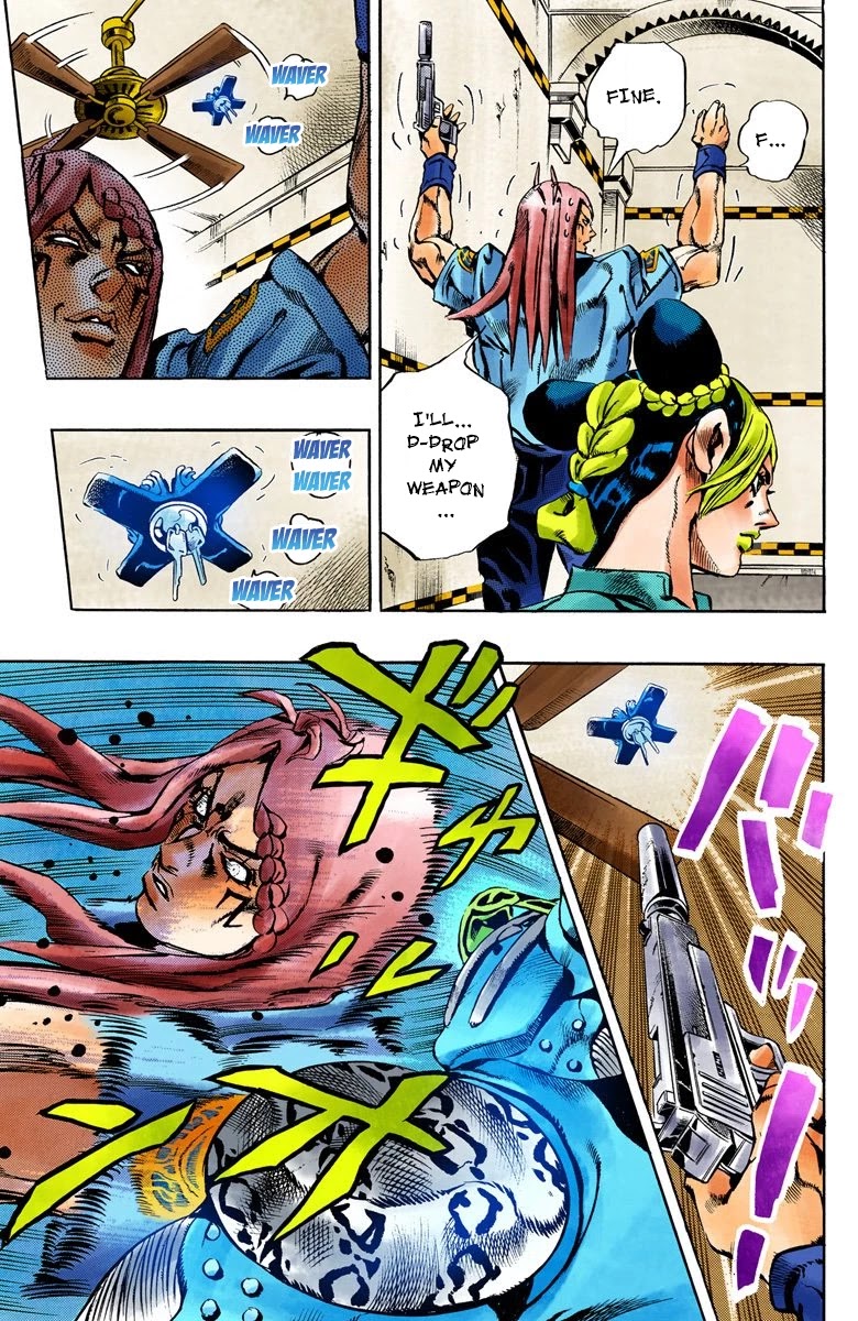 JoJo's Bizarre Adventure Part 6 - Stone Ocean (Official Colored) chapter 19 page 18