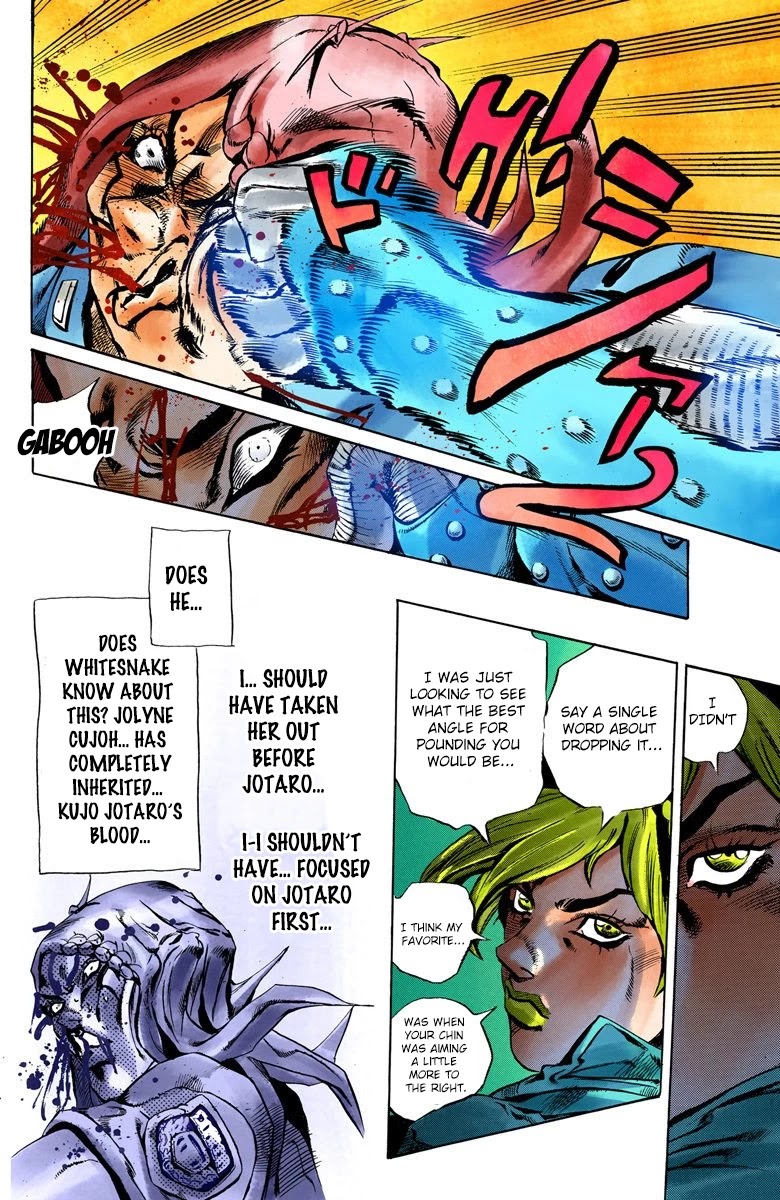 JoJo's Bizarre Adventure Part 6 - Stone Ocean (Official Colored) chapter 19 page 19