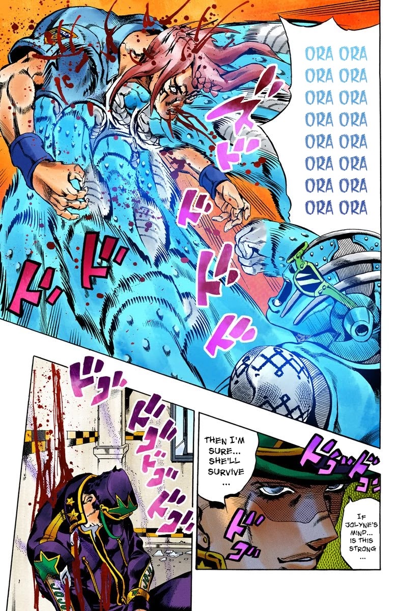 JoJo's Bizarre Adventure Part 6 - Stone Ocean (Official Colored) chapter 19 page 20