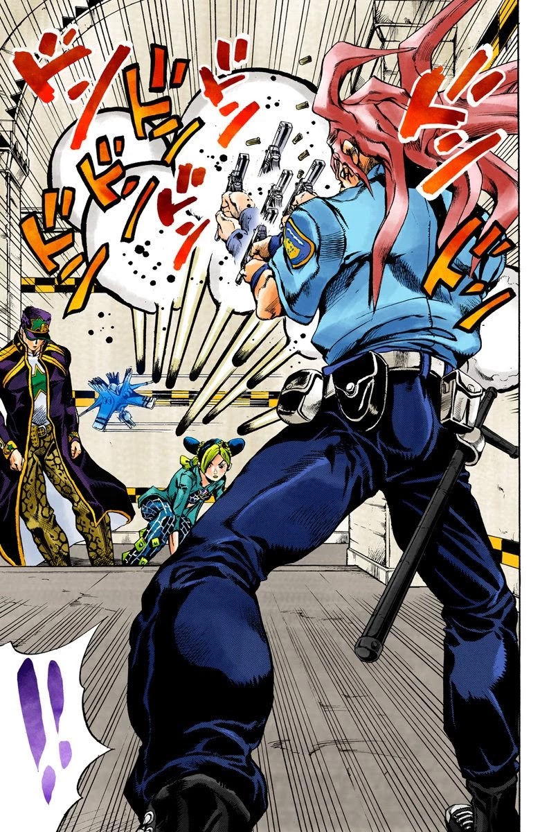 JoJo's Bizarre Adventure Part 6 - Stone Ocean (Official Colored) chapter 19 page 4