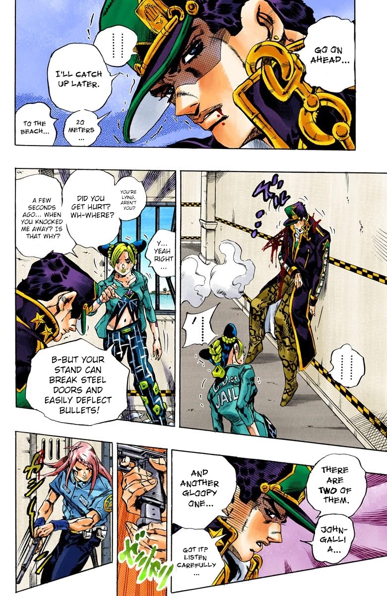 JoJo's Bizarre Adventure Part 6 - Stone Ocean (Official Colored) chapter 19 page 9