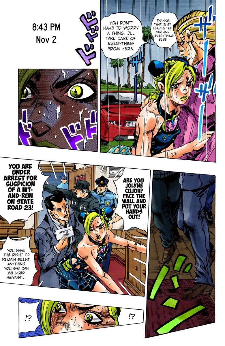 JoJo's Bizarre Adventure Part 6 - Stone Ocean (Official Colored) chapter 2 page 14