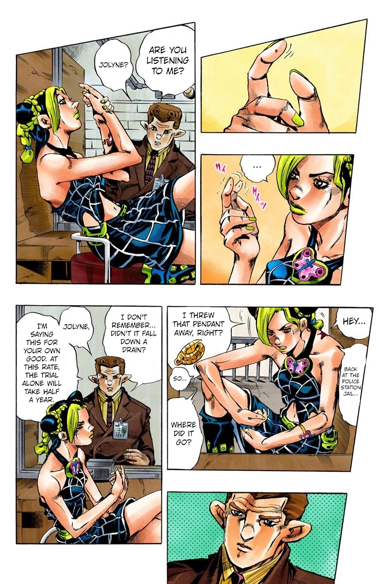 JoJo's Bizarre Adventure Part 6 - Stone Ocean (Official Colored) chapter 2 page 17