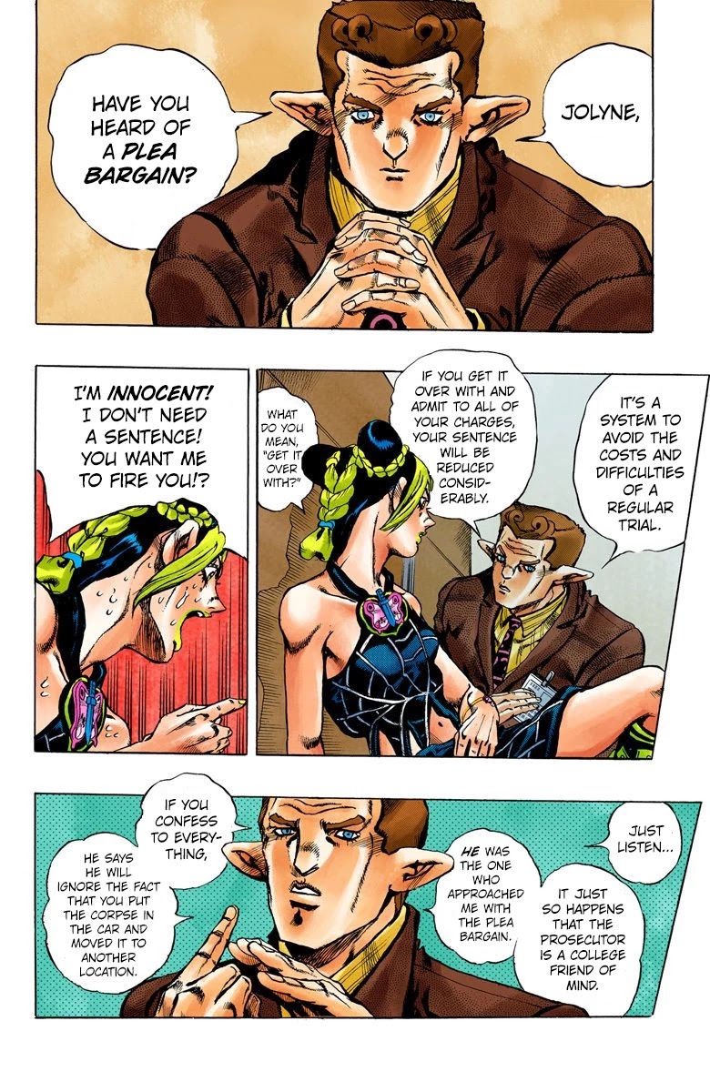 JoJo's Bizarre Adventure Part 6 - Stone Ocean (Official Colored) chapter 2 page 19