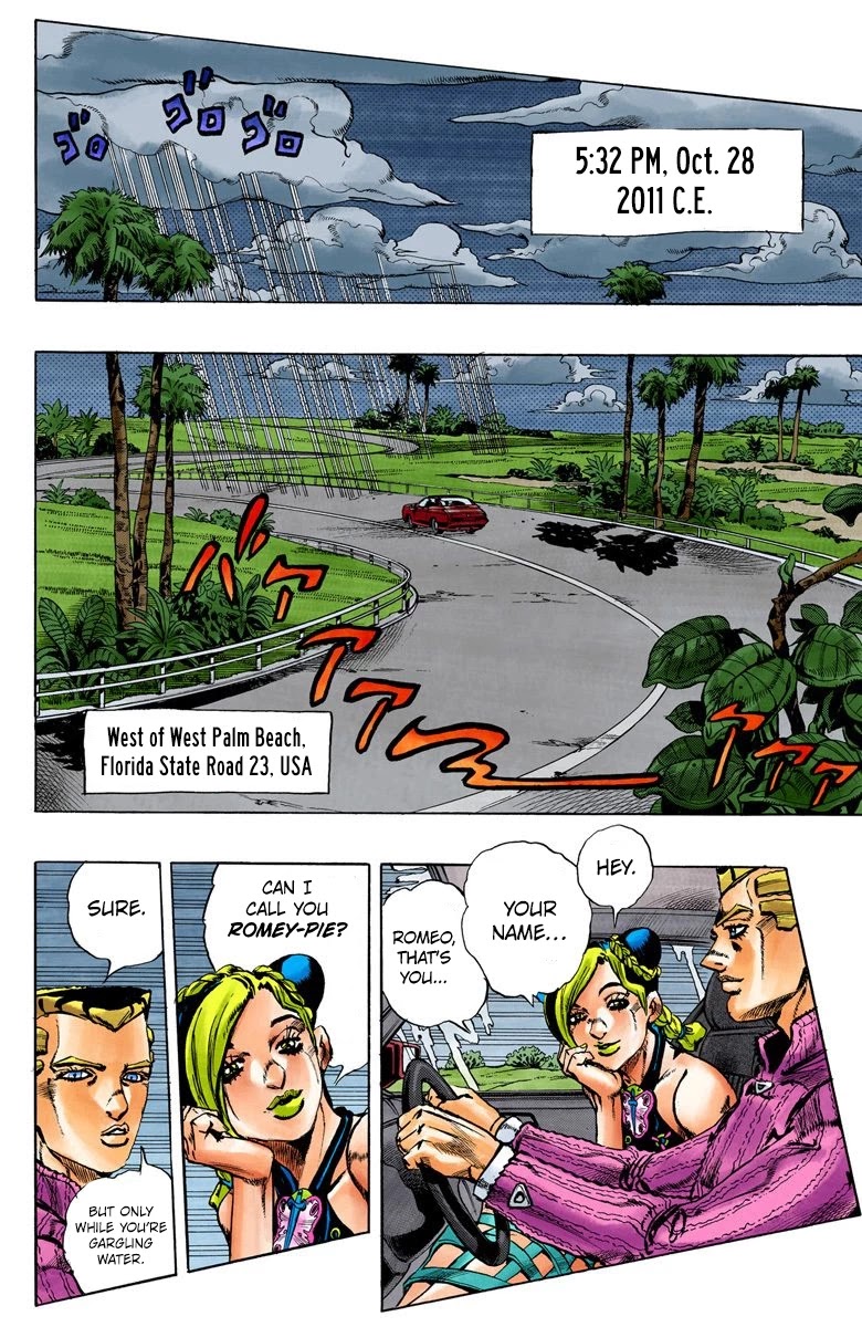 JoJo's Bizarre Adventure Part 6 - Stone Ocean (Official Colored) chapter 2 page 2