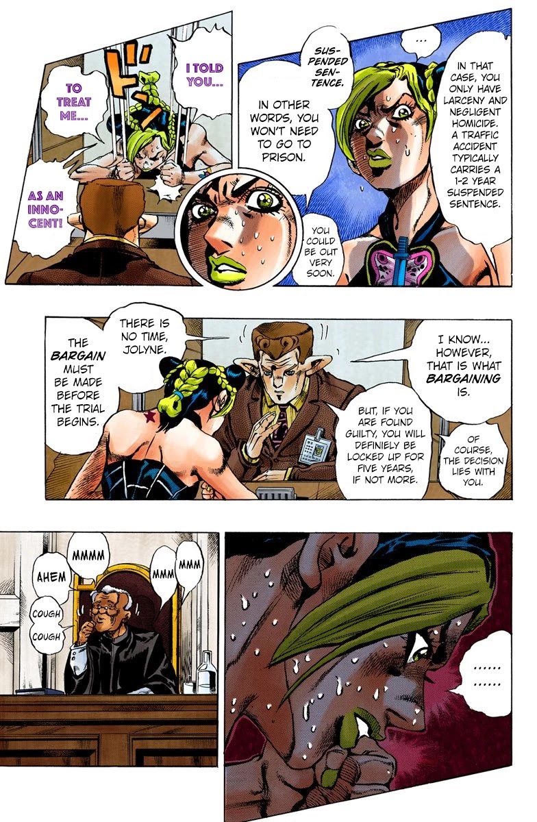 JoJo's Bizarre Adventure Part 6 - Stone Ocean (Official Colored) chapter 2 page 20