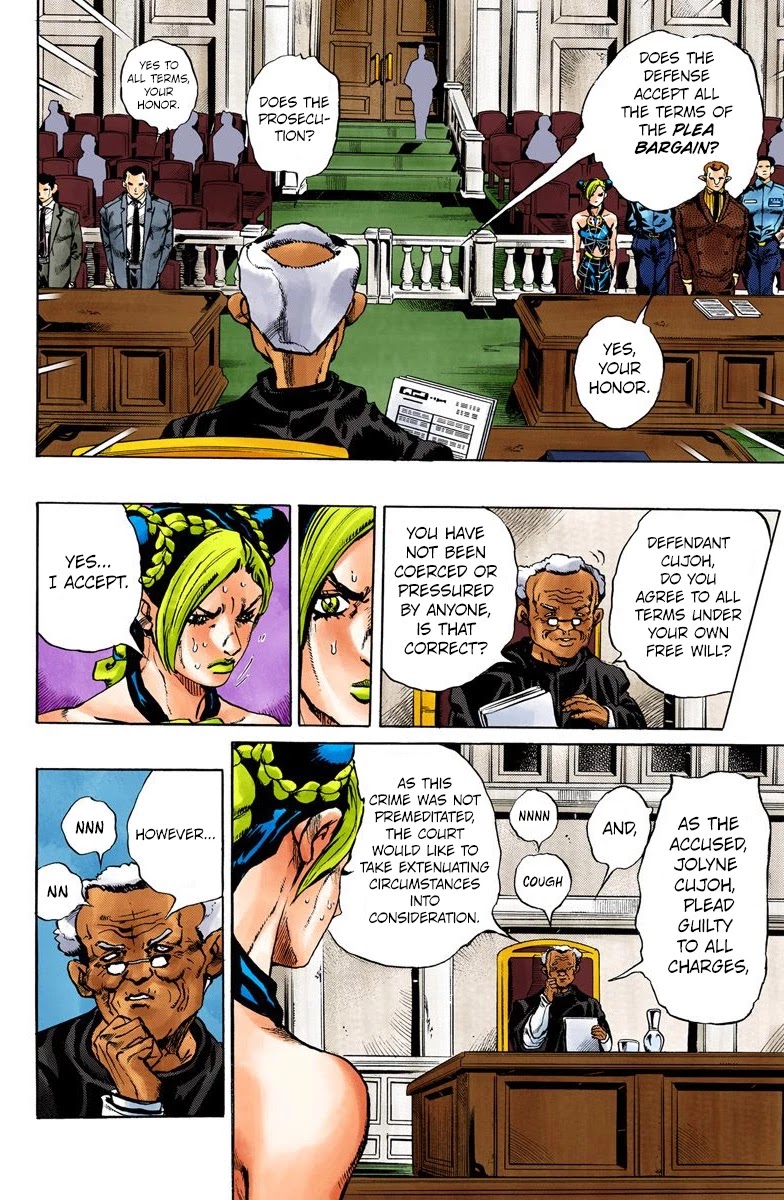 JoJo's Bizarre Adventure Part 6 - Stone Ocean (Official Colored) chapter 2 page 21