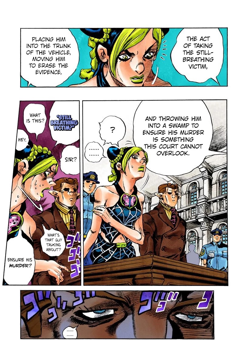 JoJo's Bizarre Adventure Part 6 - Stone Ocean (Official Colored) chapter 2 page 22