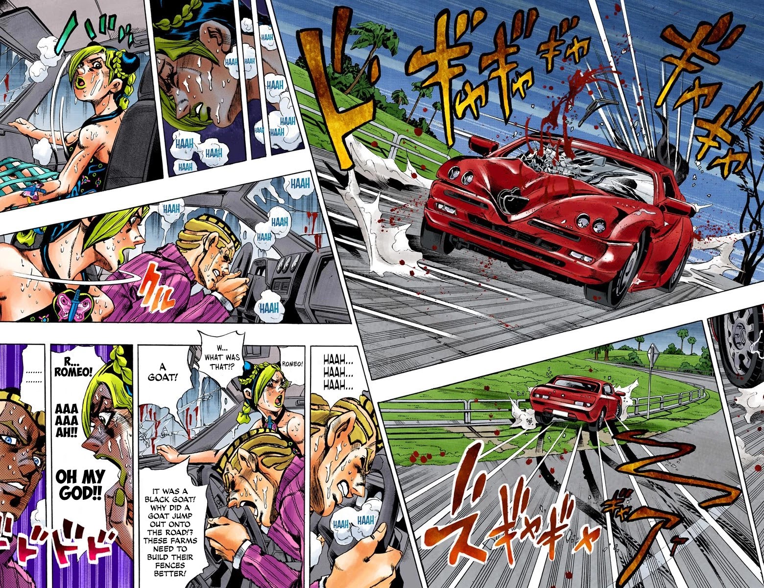 JoJo's Bizarre Adventure Part 6 - Stone Ocean (Official Colored) chapter 2 page 6