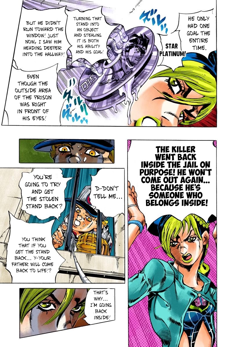 JoJo's Bizarre Adventure Part 6 - Stone Ocean (Official Colored) chapter 20 page 15