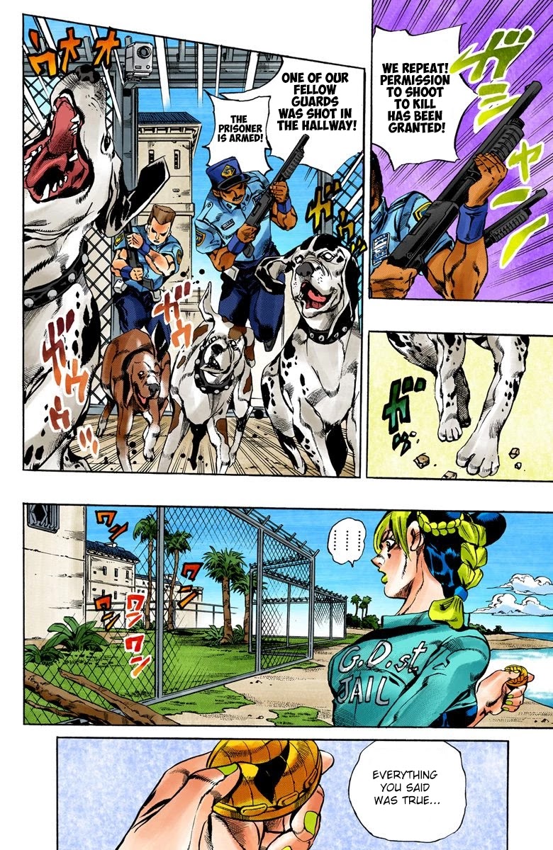 JoJo's Bizarre Adventure Part 6 - Stone Ocean (Official Colored) chapter 20 page 4