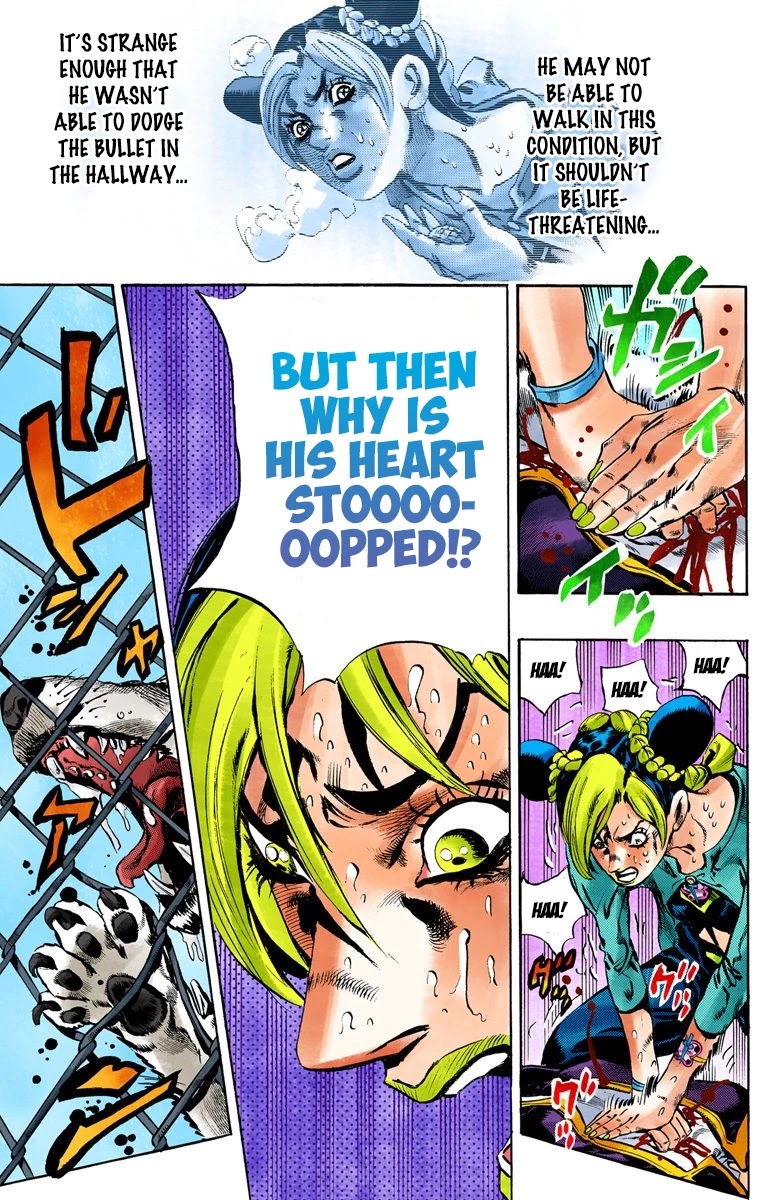 JoJo's Bizarre Adventure Part 6 - Stone Ocean (Official Colored) chapter 20 page 7