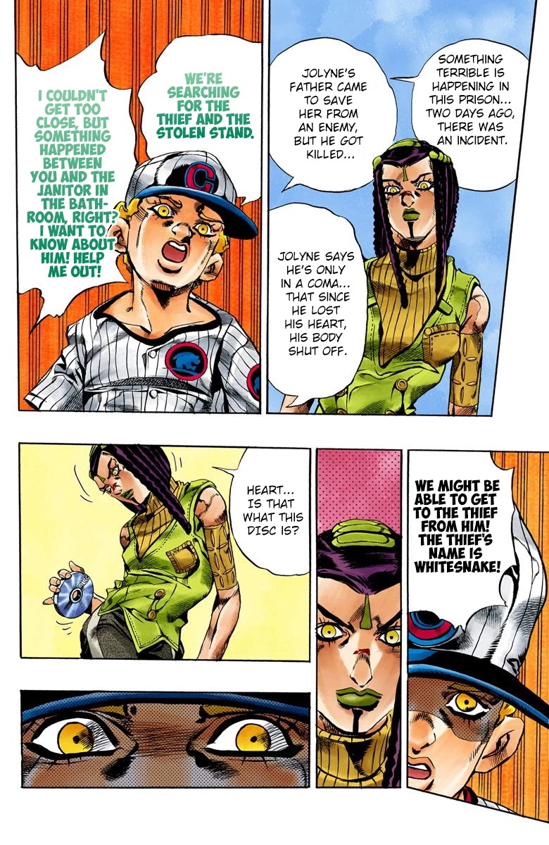 JoJo's Bizarre Adventure Part 6 - Stone Ocean (Official Colored) chapter 24 page 14