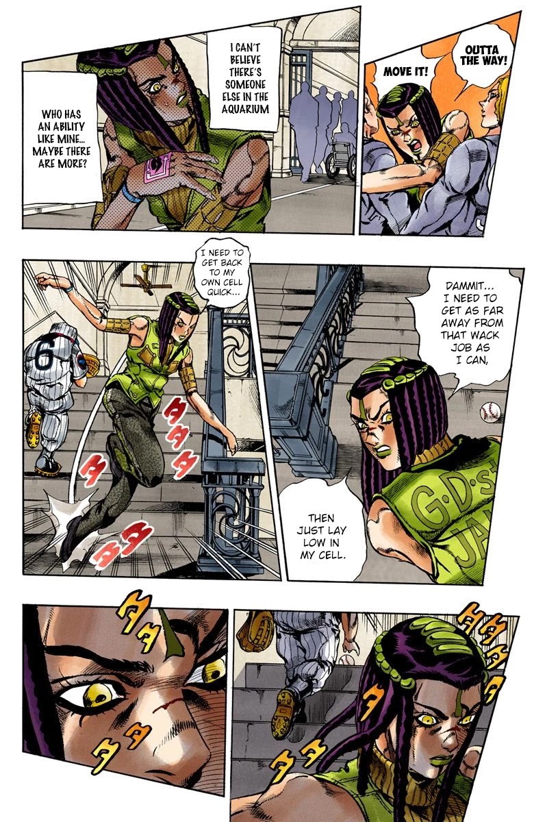 JoJo's Bizarre Adventure Part 6 - Stone Ocean (Official Colored) chapter 24 page 3