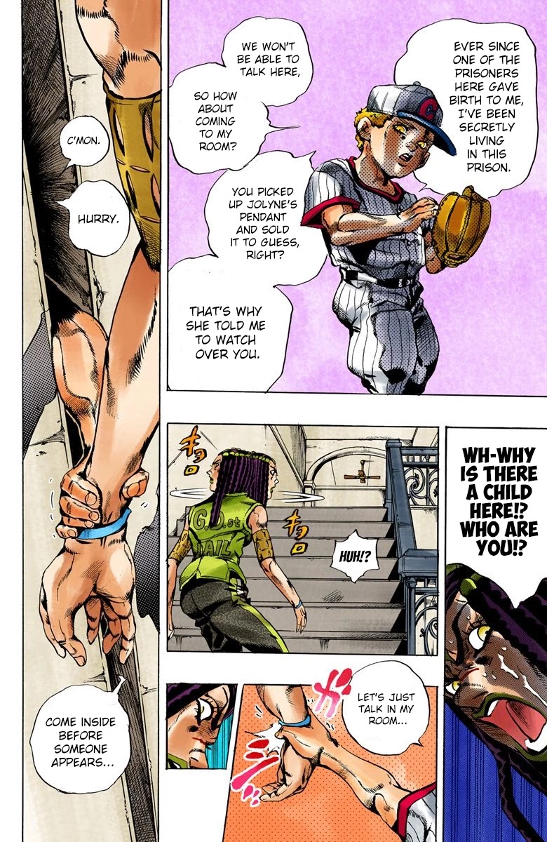 JoJo's Bizarre Adventure Part 6 - Stone Ocean (Official Colored) chapter 24 page 7