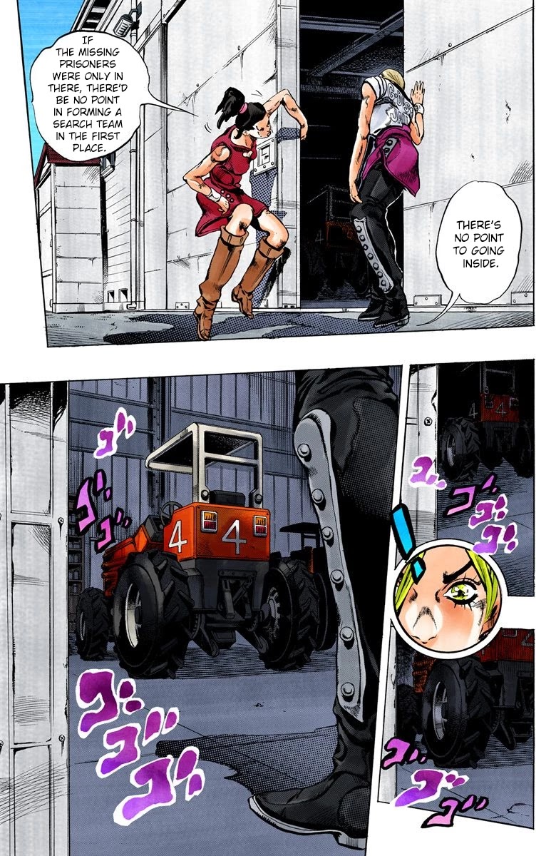 JoJo's Bizarre Adventure Part 6 - Stone Ocean (Official Colored) chapter 27 page 10