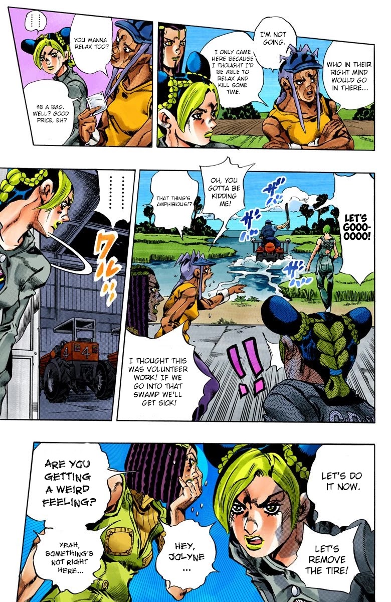 JoJo's Bizarre Adventure Part 6 - Stone Ocean (Official Colored) chapter 27 page 12