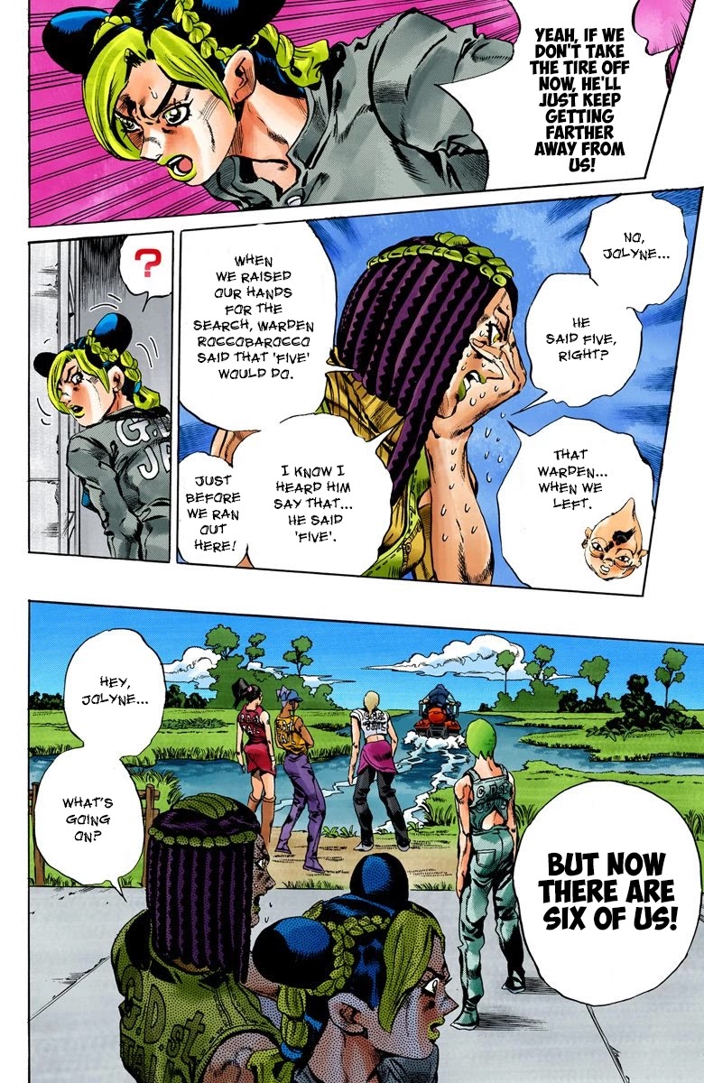 JoJo's Bizarre Adventure Part 6 - Stone Ocean (Official Colored) chapter 27 page 13