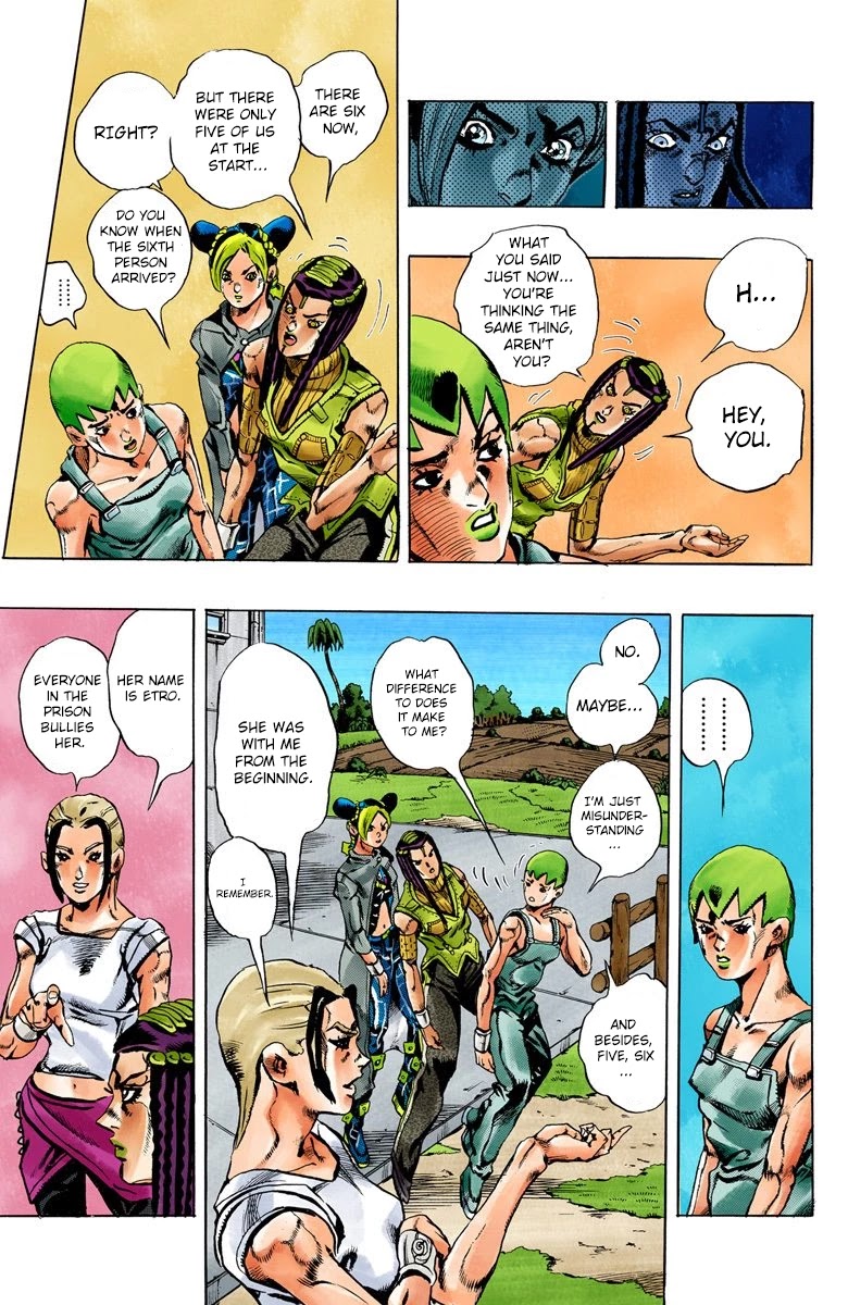 JoJo's Bizarre Adventure Part 6 - Stone Ocean (Official Colored) chapter 27 page 16