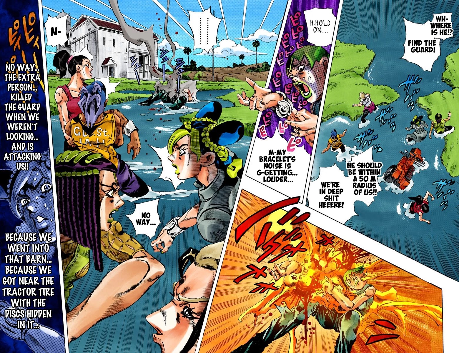 JoJo's Bizarre Adventure Part 6 - Stone Ocean (Official Colored) chapter 27 page 21