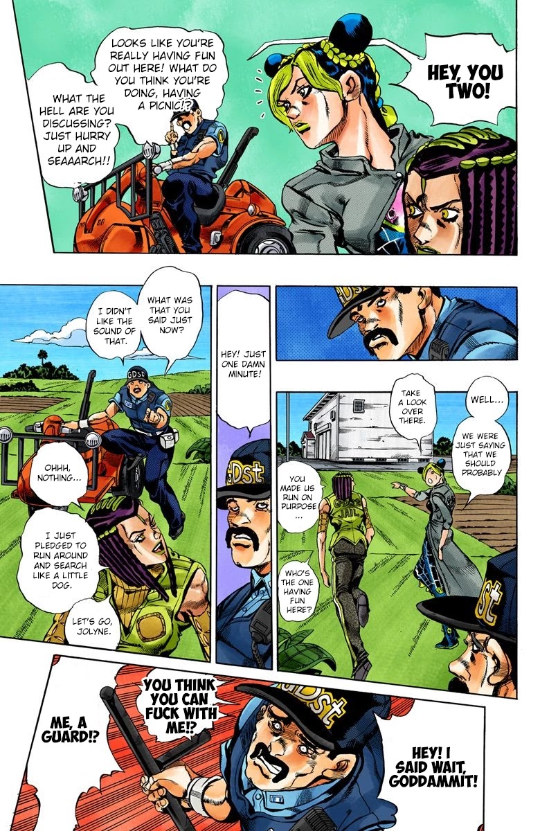 JoJo's Bizarre Adventure Part 6 - Stone Ocean (Official Colored) chapter 27 page 4