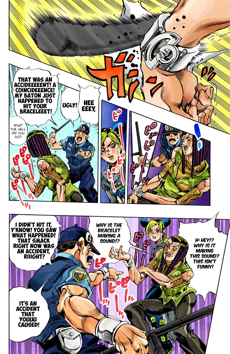 JoJo's Bizarre Adventure Part 6 - Stone Ocean (Official Colored) chapter 27 page 5