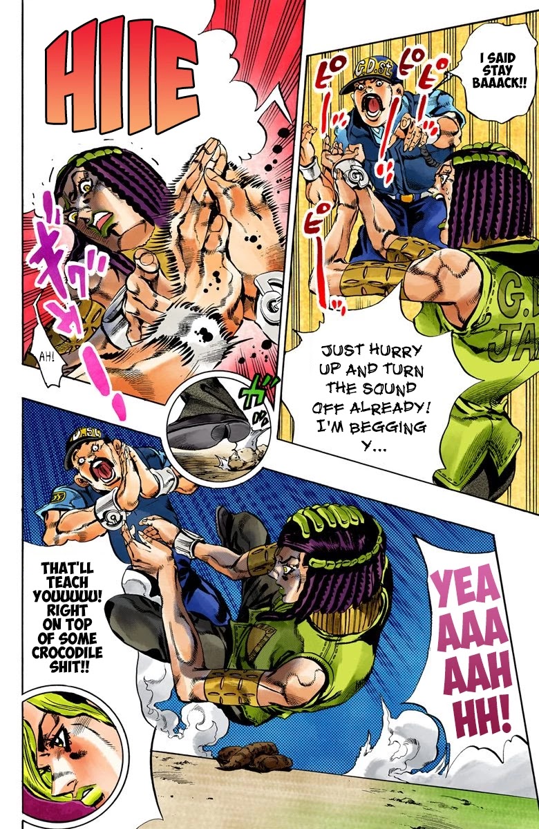 JoJo's Bizarre Adventure Part 6 - Stone Ocean (Official Colored) chapter 27 page 7